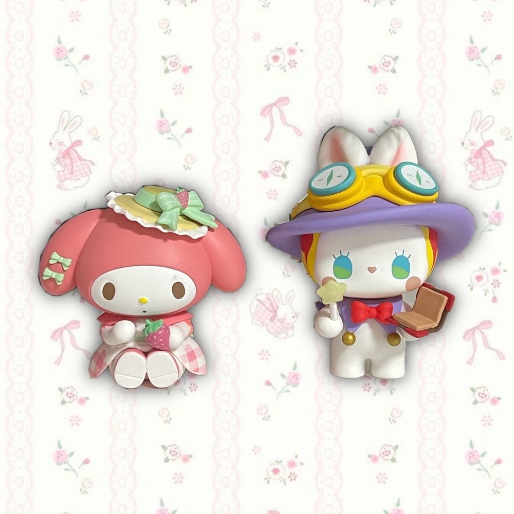 My Melody and Emma Rabbit Blind Box Figure Set